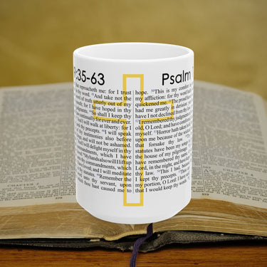 Psalm 119 35-63 Full Text - 15oz Coffee Mug